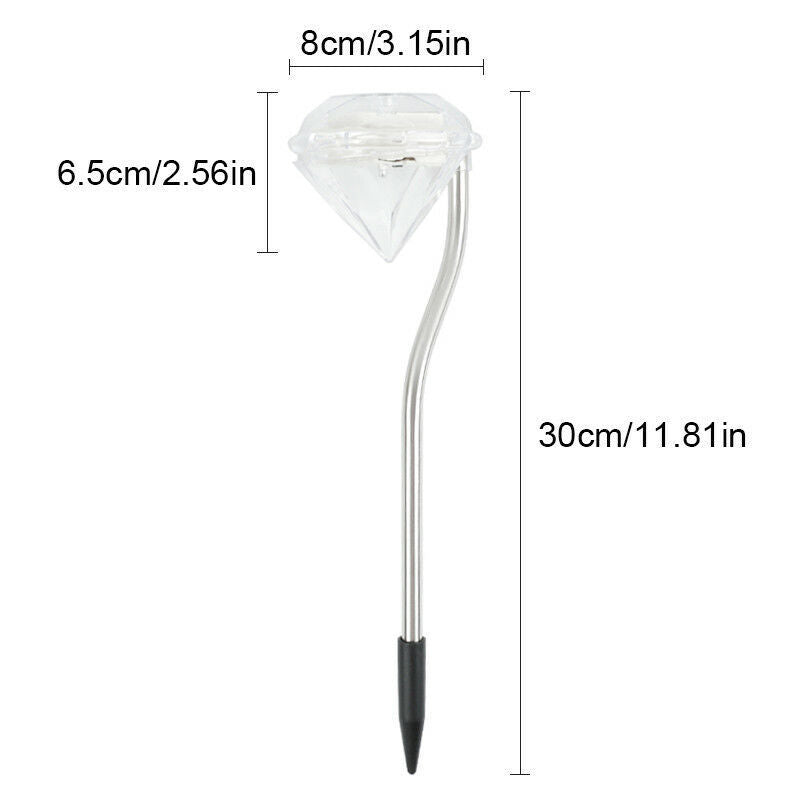 Solar Powered Garden Diamond Light 9028906529736