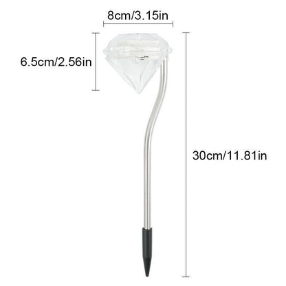 Solar Powered Garden Diamond Light 9028906529736