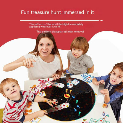 TOI Tuyi Flashlight Look For Table Games For Children Board Game Toys Parent-child Early Education Puzzle Interaction 3-8 Yea