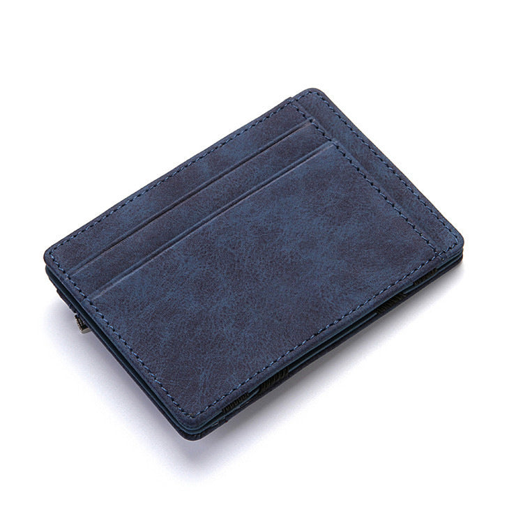 PU Creative Magic Wallet Flip Card Holder Men's Lady's Wallet Zipper Coin Purse Short 903b0d4e 4792 4ffd b2b4 1762709b890a 66