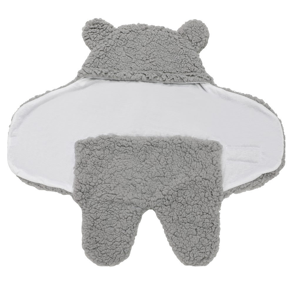 Lamb Plush Sleeping Bag Newborn Baby Swaddling Quilt 904822690602