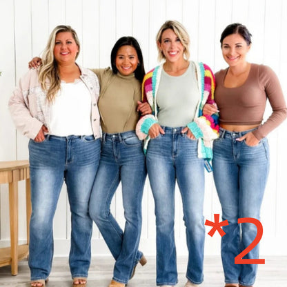 Fashion Plus Size Stretchy Slim-fit Jeans 9048ff80 1a19 41d8 8e08 555bc44e5da2