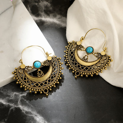 Geometric hollow semicircle turquoise 906091824502