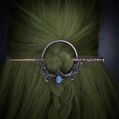 Gothic Retro Crow Skeleton Moonlight Stone Deer Horn Women's Hairpin 907f54f3 bc33 45fc bf88 1987f769c0f1
