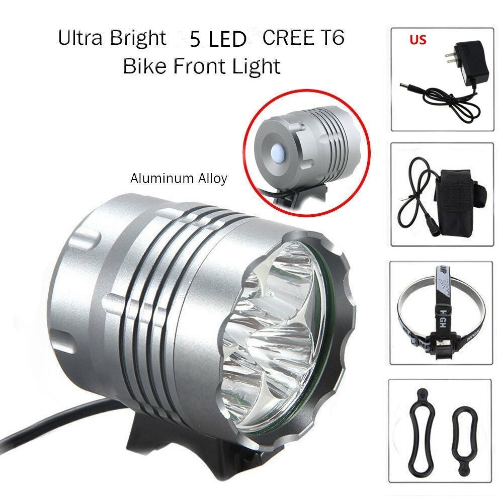 LED Mountain Bike Headlight 5T6 Bicycle Light 9082560353571