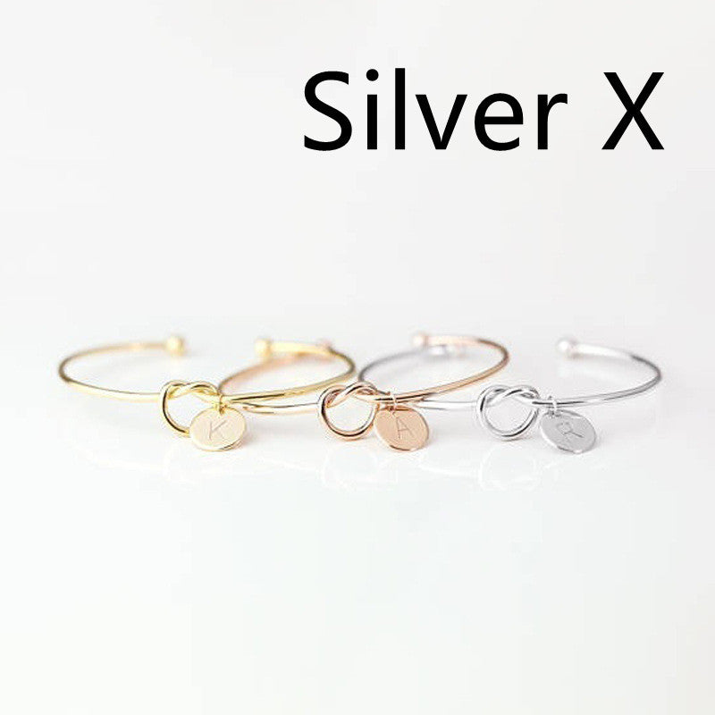 European And American Fashion Dead Knot Letter Bracelet 908e641e 6257 409d 924d 3442b087130f