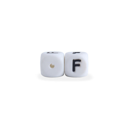 12mm Baby Products 26 Silicone English Alphabet Beads Teeth Accessories - HD Wireless Product #11