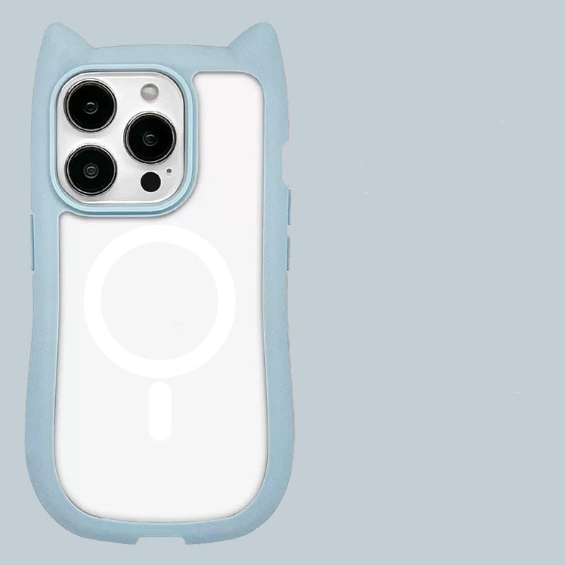 3D Cat Ear Acrylic Magnetic Phone Case - HD Wireless Product #2