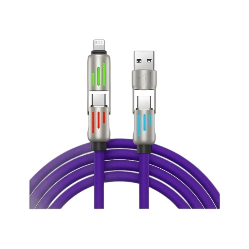 240W Data Cable Fast Charging Two-to-two Charging Cable - 图片 5