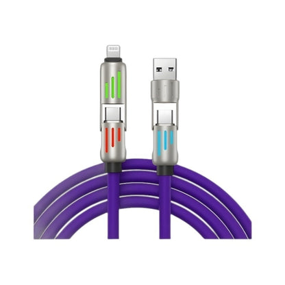 240W Data Cable Fast Charging Two-to-two Charging Cable - 图片 5