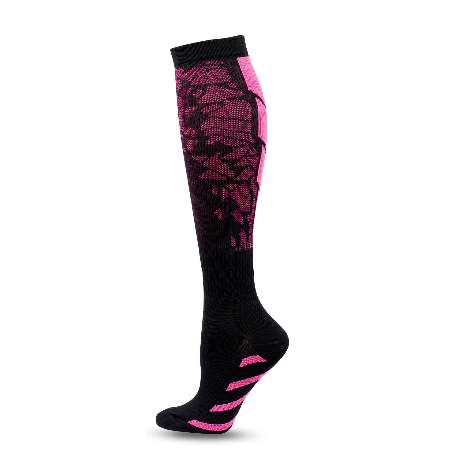 Black Heart Pattern Calf Socks Heart Pattern Running Socks 90ba3b79 58fe 4190 ac8e 303dde5ffc8f