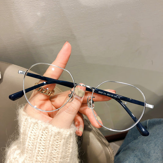 Metal Plain Myopic Face Without Makeup Glasses Acetate Frames Frame 90c7b5e7 d717 4e43 866e 55da8fb92b8e