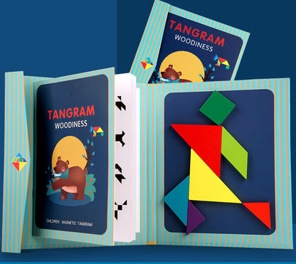 Children's Wooden Magnetic Tangram Educational Toy 90caad16 3827 44c7 a83b 85043a81fb75