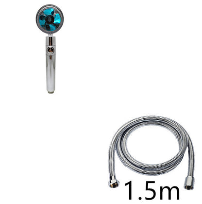 Propeller Driven Shower Head With Stop Button And Cotton Filter Turbocharged High Pressure Handheld Shower Nozzle 9106a6e9 4e
