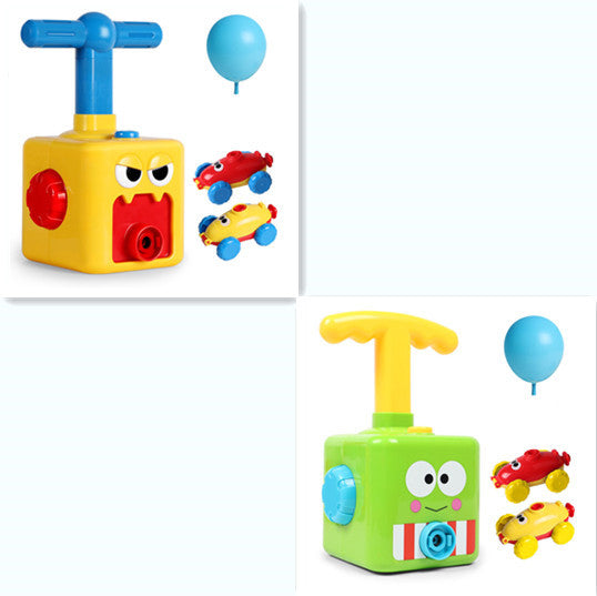 Power Balloon Launch Tower Toy Puzzle  Education Inertia Air Power Balloon Car Science Experimen Toy For Children Gift 910709