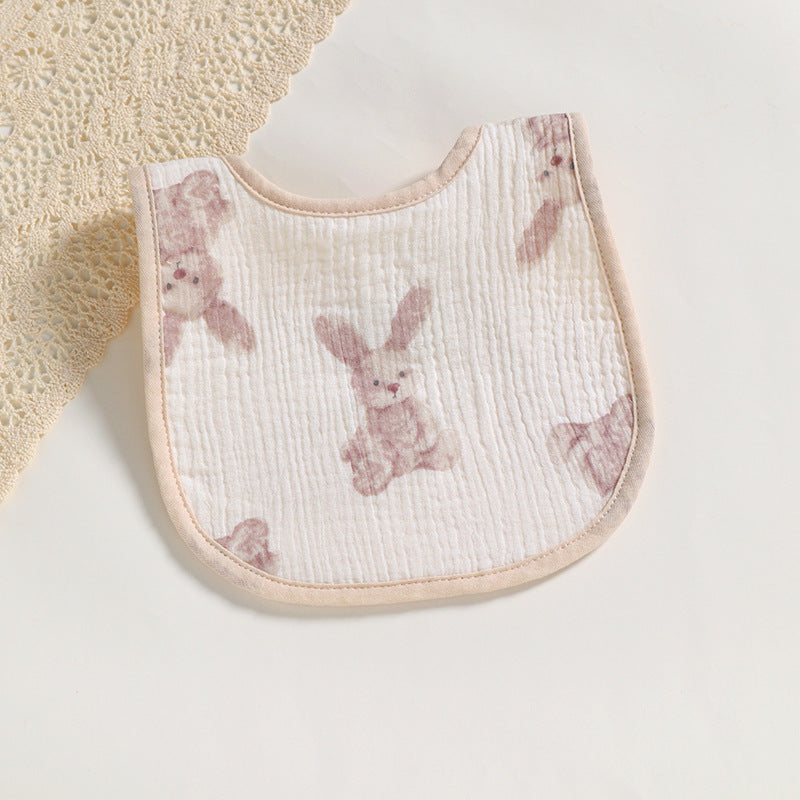 Cotton Gauze U-shaped Bib Baby Saliva Towel 91126e15 c27f 45dd ba01 28ce1184bd1d