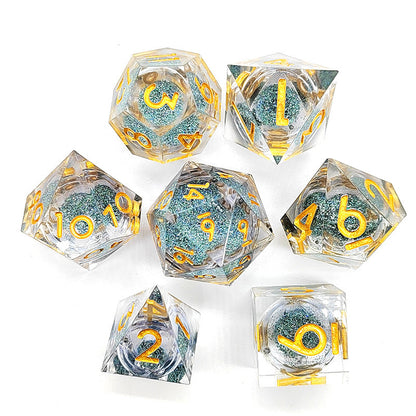The New Pointed Resin Dragon Eye Can Rotate DND Game Dice 91181924 398d 4af8 9364 acfd557dd203