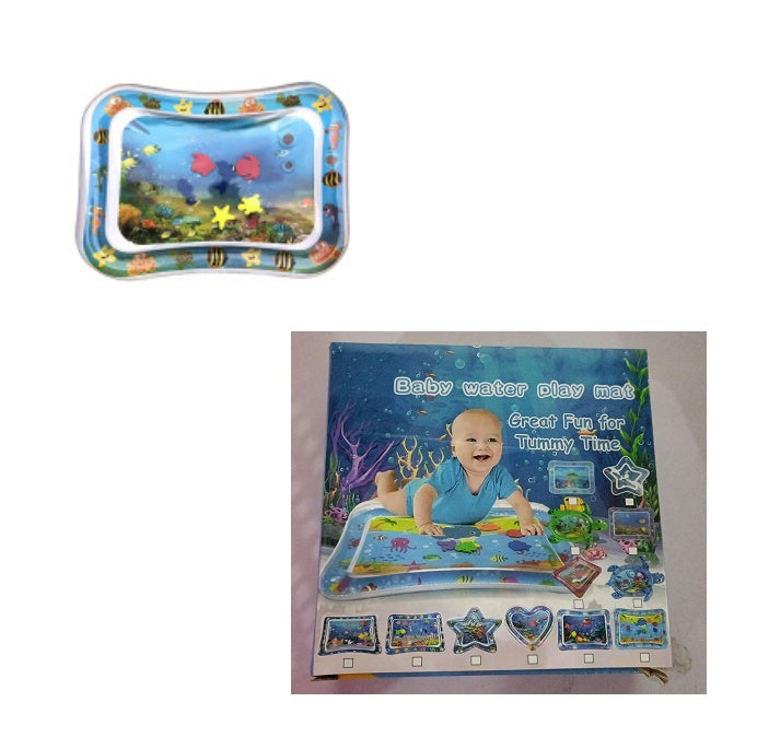 Baby Inflatable Water Mat, Infants Summer Beach Water Mat Patted Pad Water Cushion For Infants Toddlers Summer Activity Play 