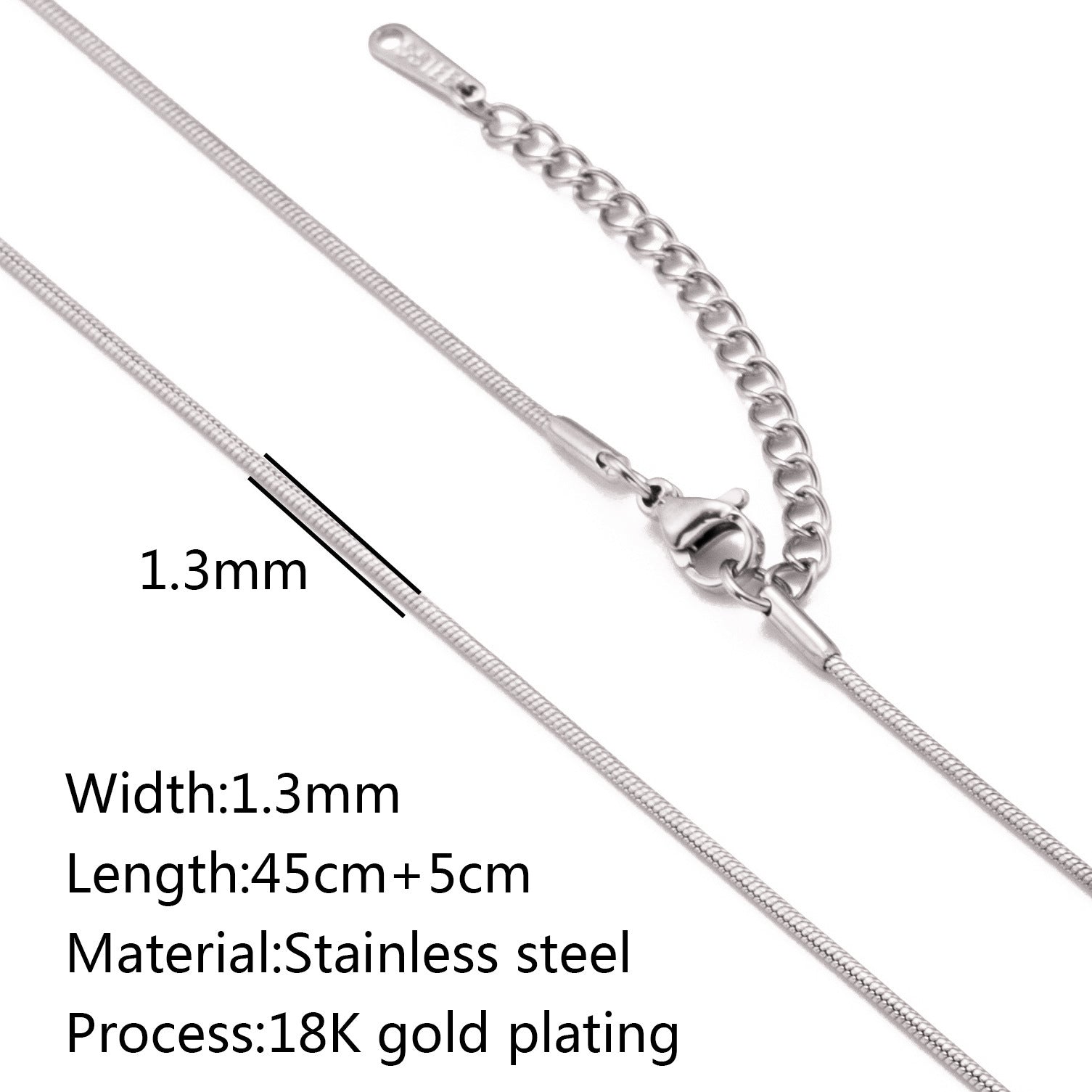 Stainless Steel Vacuum Vapor Plating 18K Gold Color Protection Lip Chain Accessories 9122c88b 55af 4cbc 96d5 61b3d55c21c3