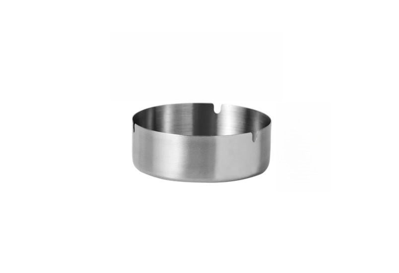 Simple Thickened Practical Stainless Steel Ash Tray 914080bb de1f 43ac 9f93 80733762e4fb