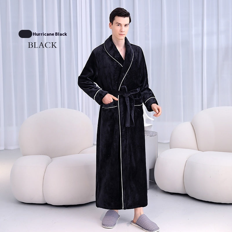 Extended Autumn And Winter Coral Fleece Bathrobe 9144ab64 fbef 4a26 891c f5008dc6a925 trans