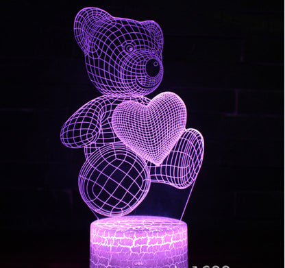 3D Lamp Acrylic USB LED Night Lights Neon Sign Lamp Xmas Christmas Decorations For Home Bedroom Birthday Decor Valentines Day Gifts - HD Wireless Product #15