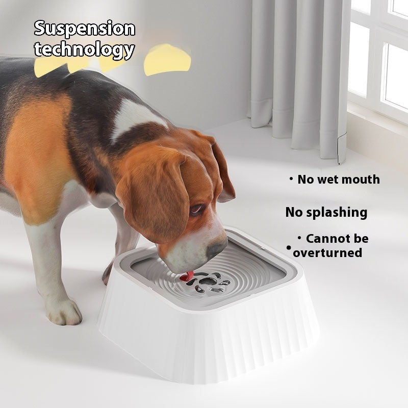 Pets Dog Cat Bowl Floating Bowl Water Drinker Not Wet Mouth Splash Water Portable Dog Bowl Not Sprinkler Pet Drinking Bowl Cu