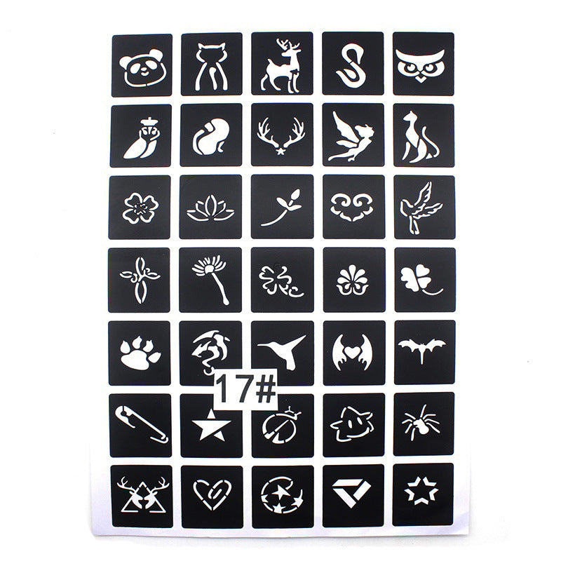 Hollow Tattoo Mold Women's Spray Paint 914eb9ae 6c36 4cad 8d8a 2bdb0d877a78