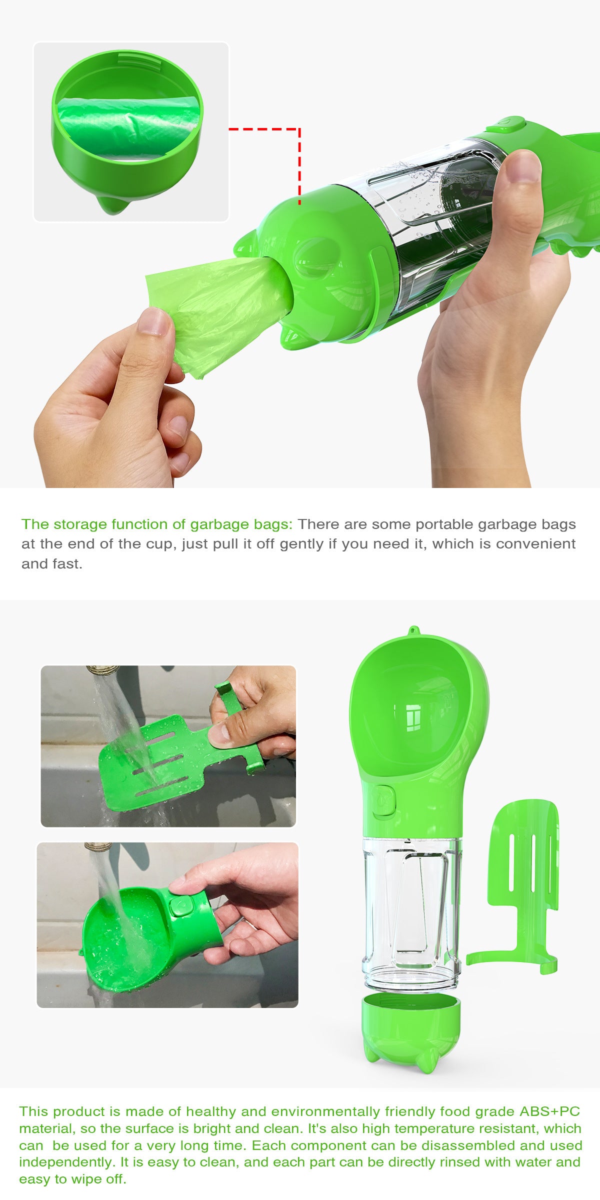 Pet Multi-functional Water Bottle 915772174957
