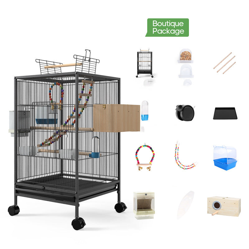 Parrot Xuanfeng Bird Cage With Feeder Toy Grass Nest Breeding Box 9164330f 27e1 43e1 869c 9b7f777fe8a4