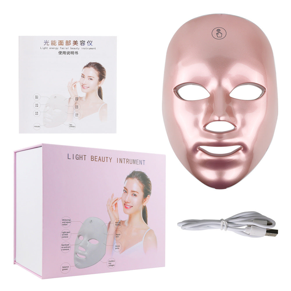 Touch Screen Seven-color Light Mask LED Photon Skin Rejuvenation 916e4af8 57c0 4db8 9832 e6da1a363338
