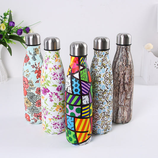 Vacuum Stainless Steel Cola Bottle Heat Preservation Portable Sports Water Cup 917917801007
