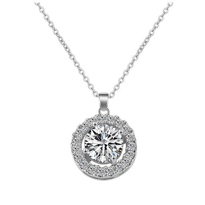 Korean version of the classic simple female round necklace 9179901758996
