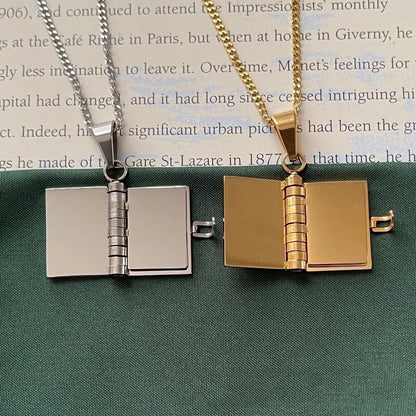 Book Lover Necklace Carved Openable Book Necklace 917adafc 7d91 43ea b630 50c3b8ad5883
