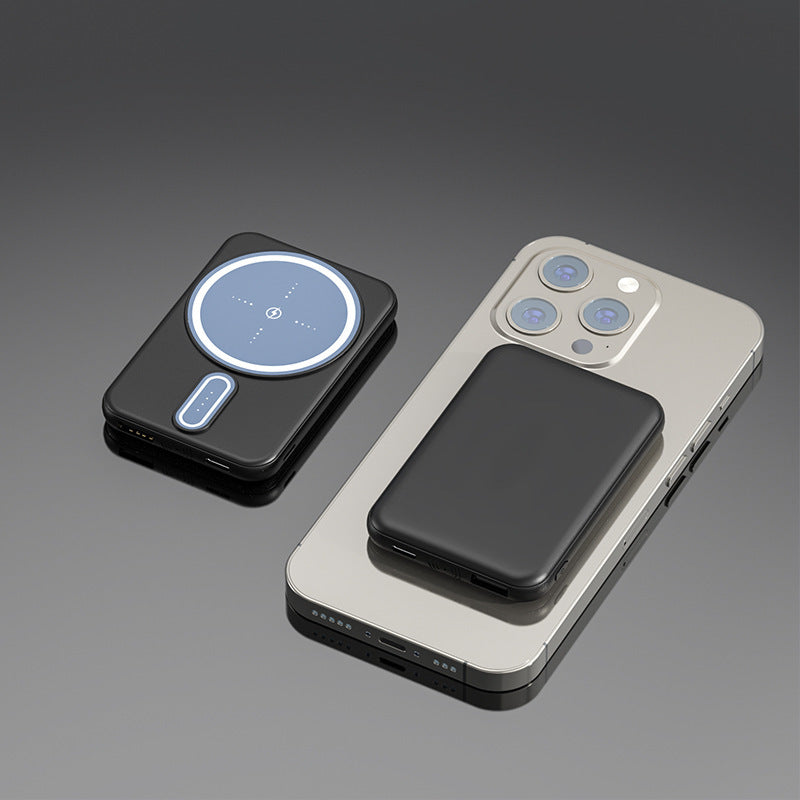 Magnetic Suction Charging Bank Wireless Charging Bank Mobile Power Supply - 图片 5