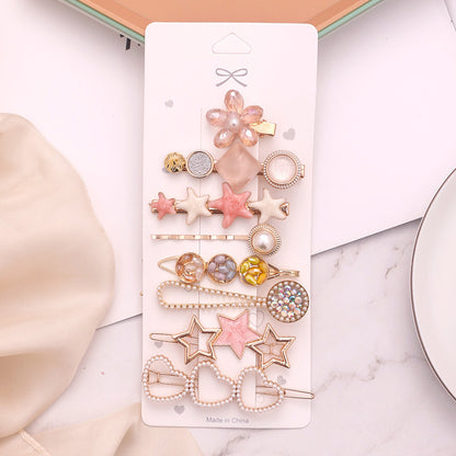 Net red hairpin starfish eight-piece set 9190212115697