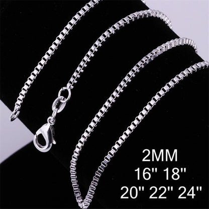 Fashion Simple 2MM Box Chain Gold 91b0729d c56c 4ee8 a4c8 ee51a04d76d9