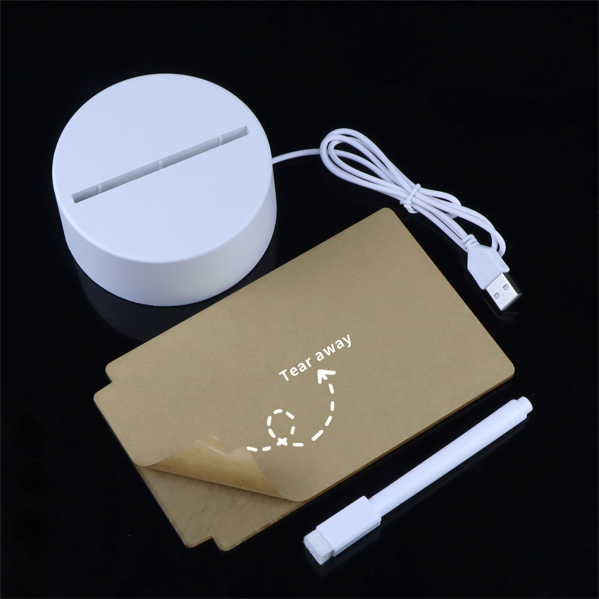 LED Light Note Board Usb Desktop Night Light Luminous Handmade Writing Board 91bea990 c1fa 42e7 a92c bcea629ca9f4