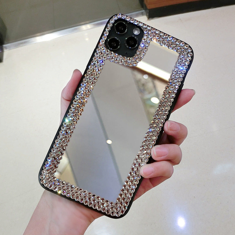 Women's Fashion Rhinestone-encrusted Silicone Drop-resistant Phone Case 91cff008 90f7 47bf 8f0f 4b6a0058018a