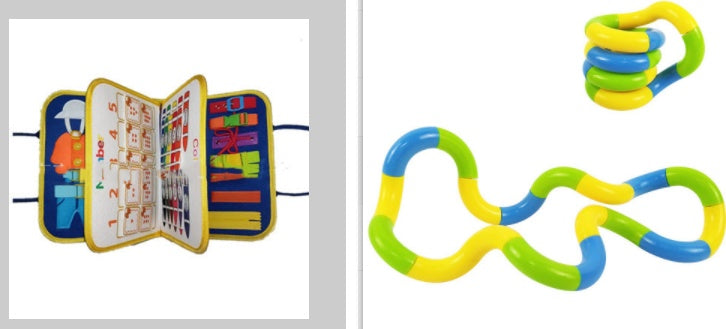 New Busy Book Children's Busy Board Dressing And Buttoning Learning Baby Early Education Preschool Sensory Learning Toy 91f2b
