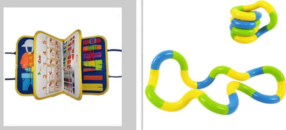 New Busy Book Children's Busy Board Dressing And Buttoning Learning Baby Early Education Preschool Sensory Learning Toy 91f2b
