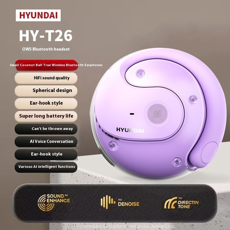 Coconut Ball Wireless Bluetooth Headset Ear-mounted Headset Noise Reduction 91f458e1 c384 464c a1a8 b9ff607a6673