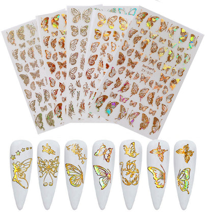 Butterfly Nail Sticker Simulation Bronzing Laser 91fa6fbc be36 428f a67e 578357c3946c