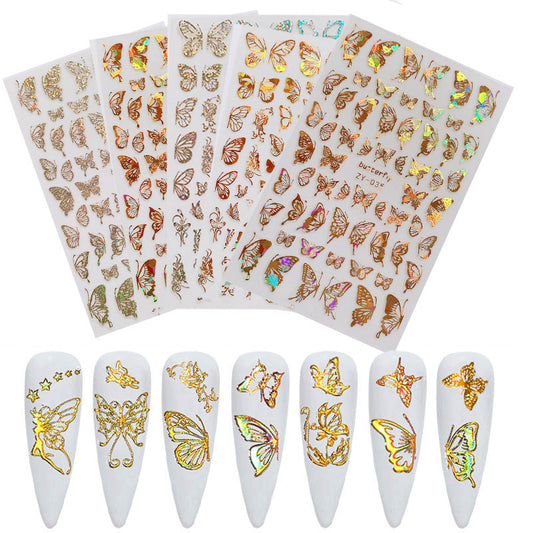 Butterfly Nail Sticker Simulation Bronzing Laser 91fa6fbc be36 428f a67e 578357c3946c