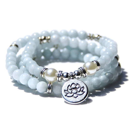 Amazon Stone Tiger Eye Stone Bracelet Necklace 108 Buddha Beads Lotus Bracelet 92014f84 2c56 4827 964b d43bcadcbcab