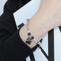 Black And White Ghost Beaded Stitching Men And Women Niche Sweet Cool Personality All-match Jewelry 920480a6 07b0 4891 9f39 0