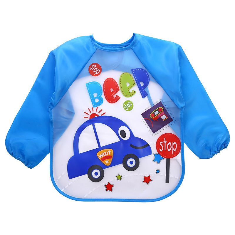 Children's Gown Long Sleeve Kids Waterproof Meal Baby Apron Painting Clothes Bib Protective Clothing 920e99da 967f 49ed b2eb 