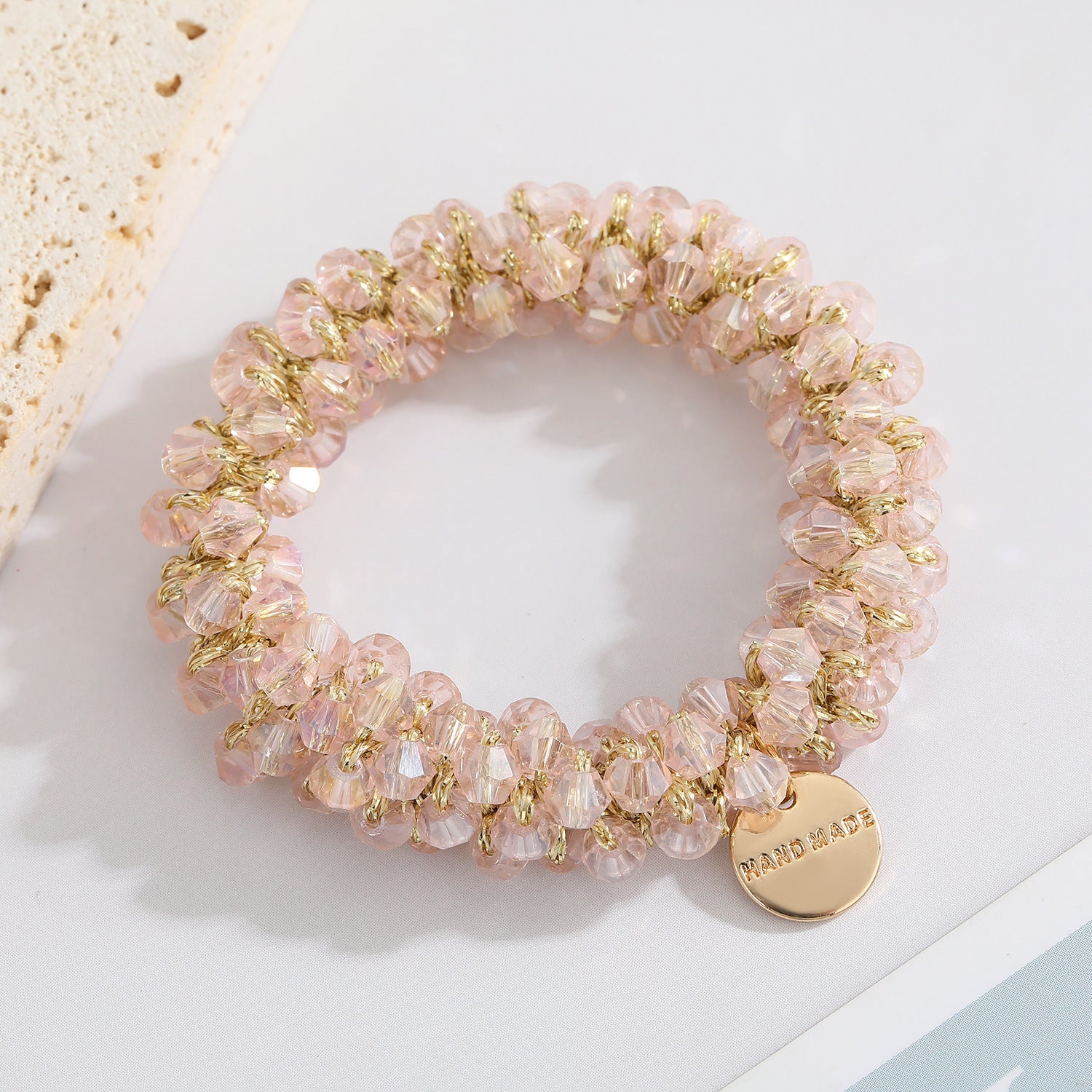 Multicolor Crystal Pearl Hair Ring Simple Girl Tieshair Bands Ins 9210f5af ca36 4e3c b3ea 82c0a524a88d