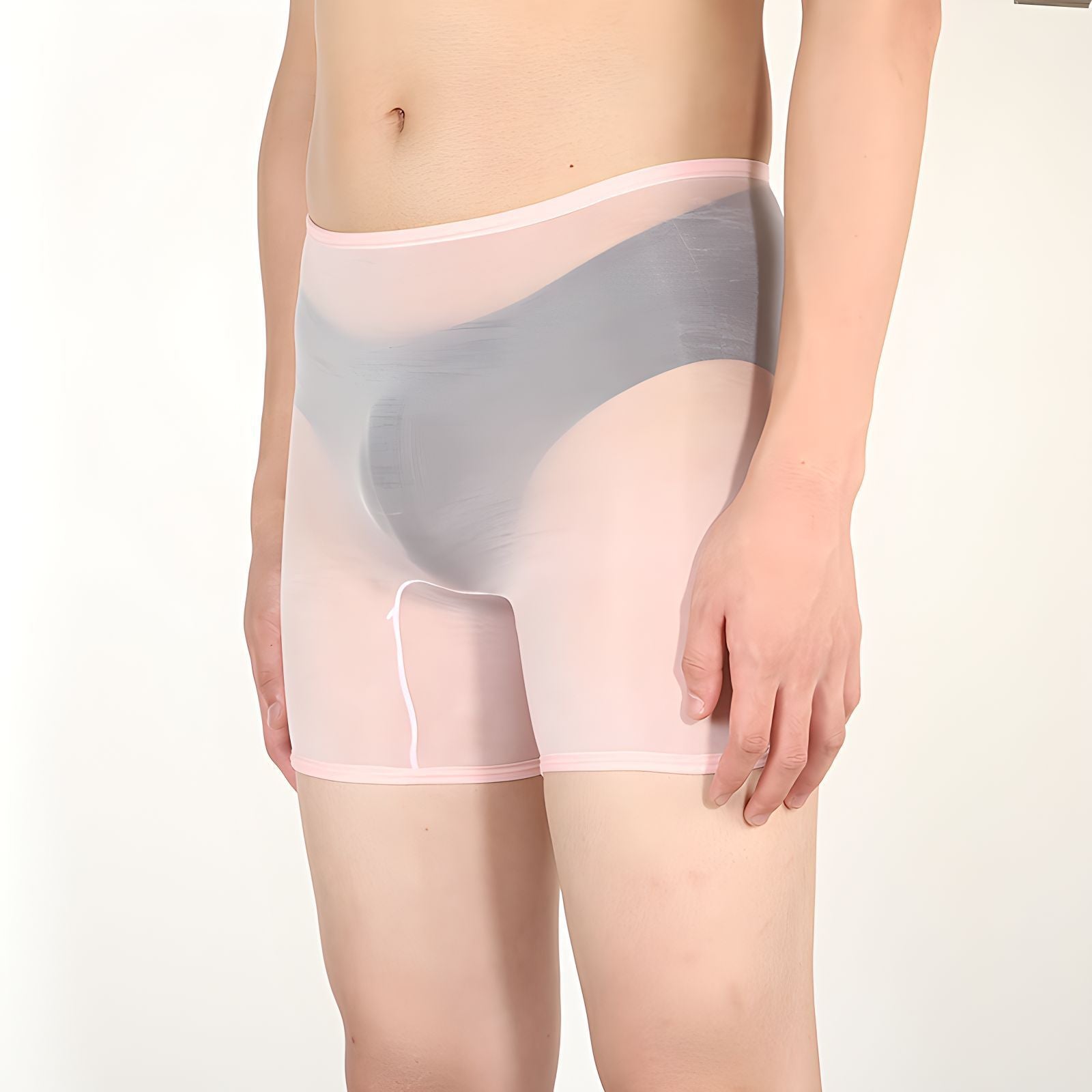Men's Ultra-thin Shiny Stockings Transparent Bag Independent Warehouse Boxer Briefs 9219d365 1ae6 426b b072 ff49abb5f8ac