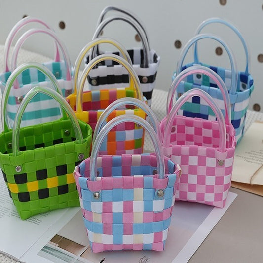 Ins Style Portable Small Square Bag Woven 921e8353 ad5a 4fa1 85c2 fd0c9e81be3c